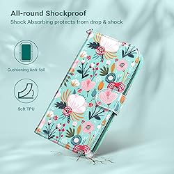 ULAK Compatible with iPhone 15 Pro Wallet Case with