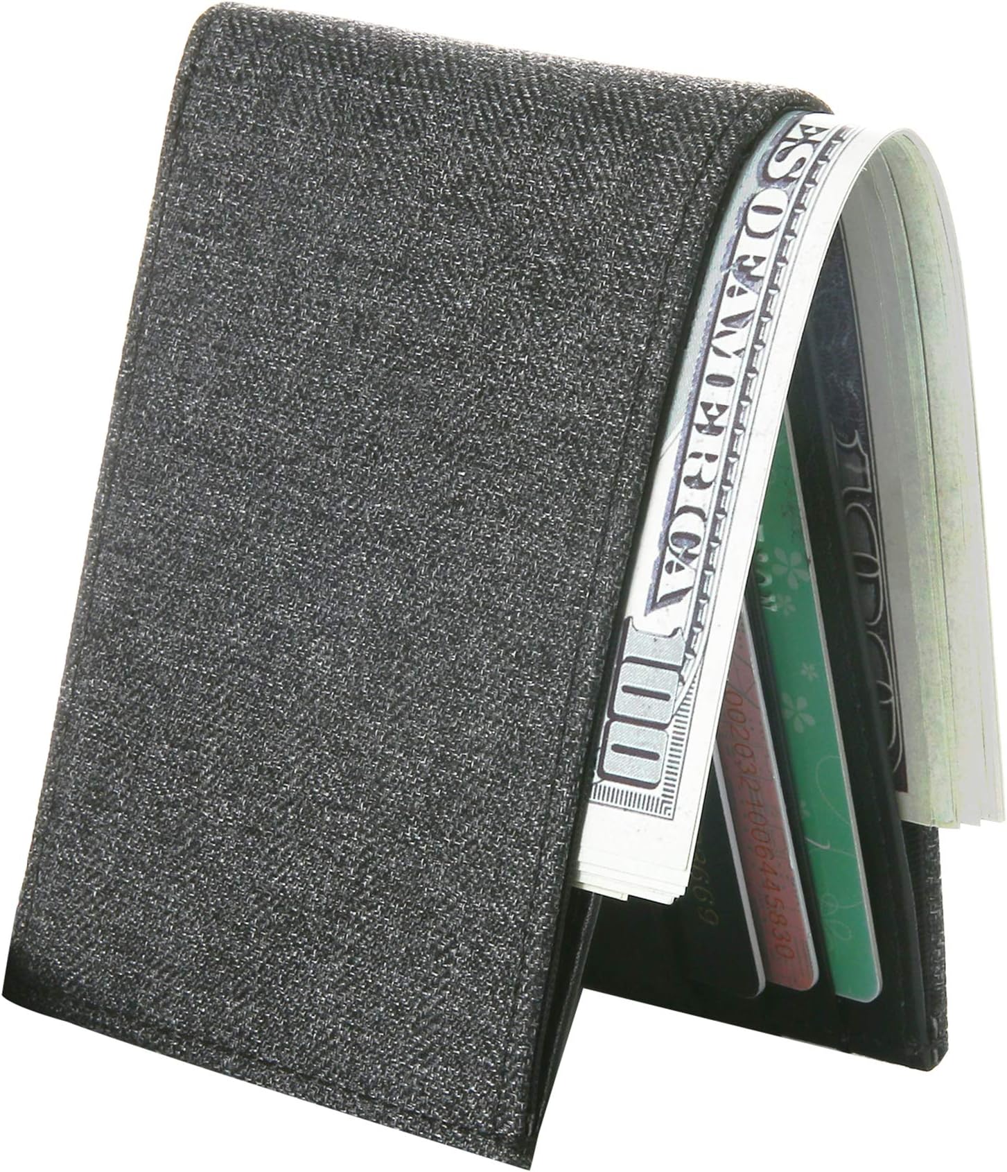Minimalist Wallet Men RFID Blocking Wallet Boys Front Pocket Bifold Card Holder