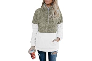 BTFBM Women Sherpa Pullover Quarter Zip Long Sleeve Fluffy Soft Fleece Jackets Sweaters Sweatshirts Hoodies Outwear Coat