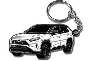 FOUR WHEEL BEAST RAV4 Keychain - RAV 4 2025 Accessories metal key chain key fob cover trd car accessories gifts mods