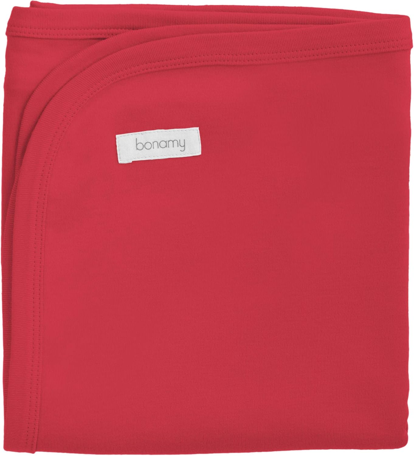 bonamy Baby Organic Cotton Receiving Blanket-Newborn Boys and Girls Large and Warm Swaddling Blanket