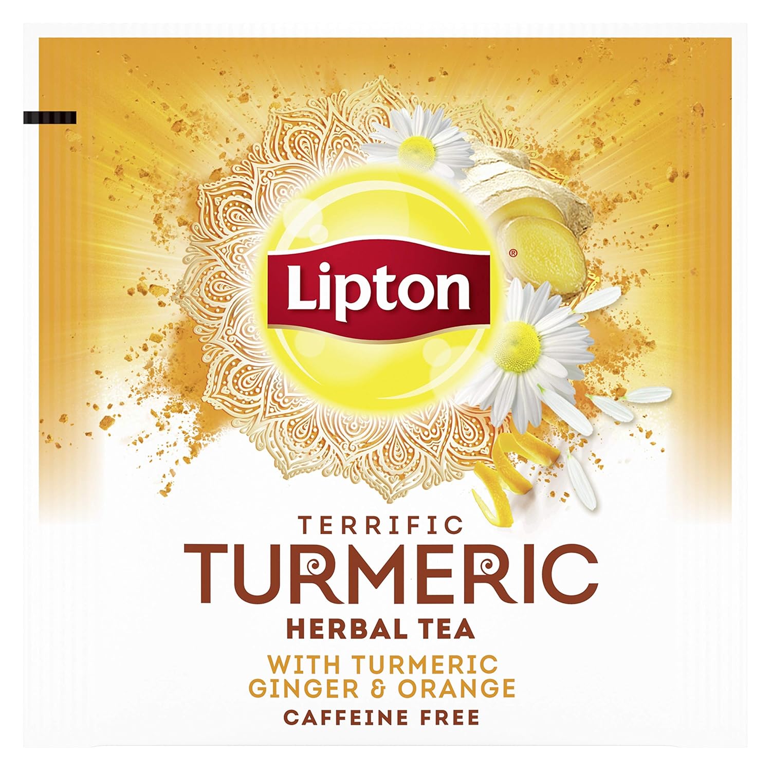 Lipton Herbal Tea Bags, Terrific Turmeric, 15 ct: Prime Pantry