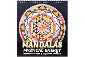 FUN LAVIE Adult Coloring Book 32 Sacred Geometry Mandala Coloring Books for Adults Relaxation and Stress Relief, Featuring Fl