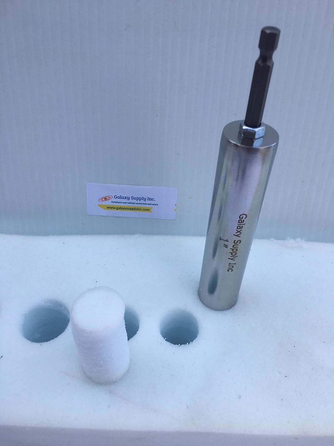 Foam Hole Cutter For Upholstery 1"=25mm Diameter, STAINLESS STEEL