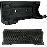Speaker Mount for JBL Flip 6 Portable Speaker | Wall, Ceiling, Pole Mount, Desktop Stand | Shelf Bracket Holder for Home, Office, Car, Truck, Boat, Golf Cart | Adjustable Straps Included (Black)