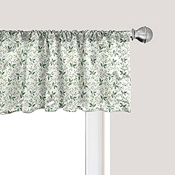 Ambesonne Leaf Window Valance, Ivy Patterns with