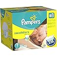 Pampers Swaddlers Diapers Newborn/Size 1