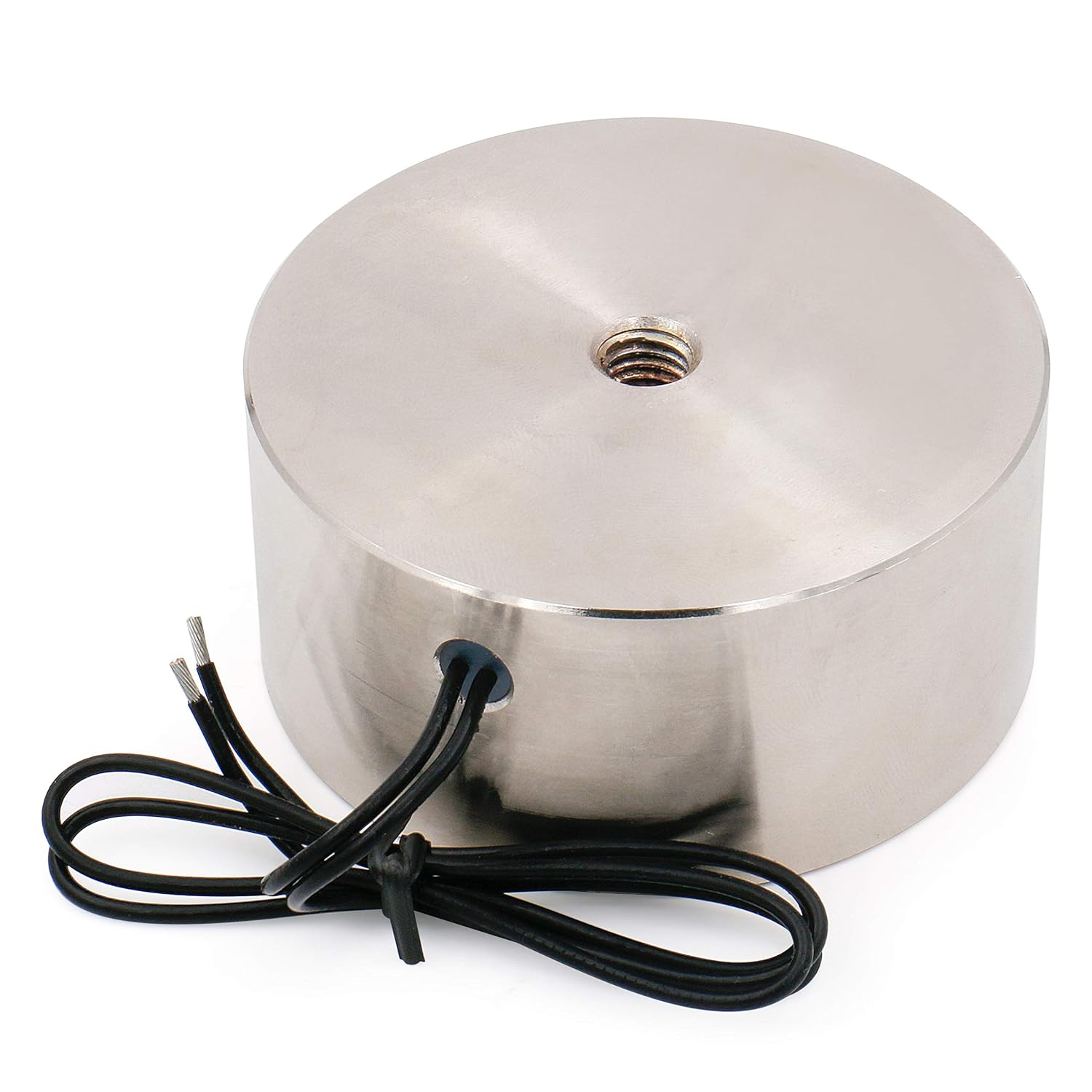 Heschen Electromagnet Magnet Solenoid, P65/30, OD 65mm, DC12V 13W, 80Kg/176 lb, silver - Image 5