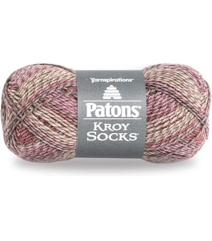Patons Kroy Socks Yarn - Landscape Stripes Super Fine Wool Blend For Knitting & Crochet