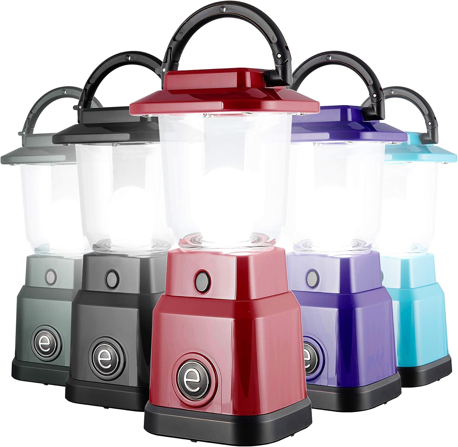 Enbrighten LED Mini Camping Lantern, Battery Powered, 200 Lumens, 40 Hour Runtime, 3 Light Levels, Ideal for Hiking, Outdoors, Emergency, Snow, Hurricane and Storm, Green, 49560: Home Improvement