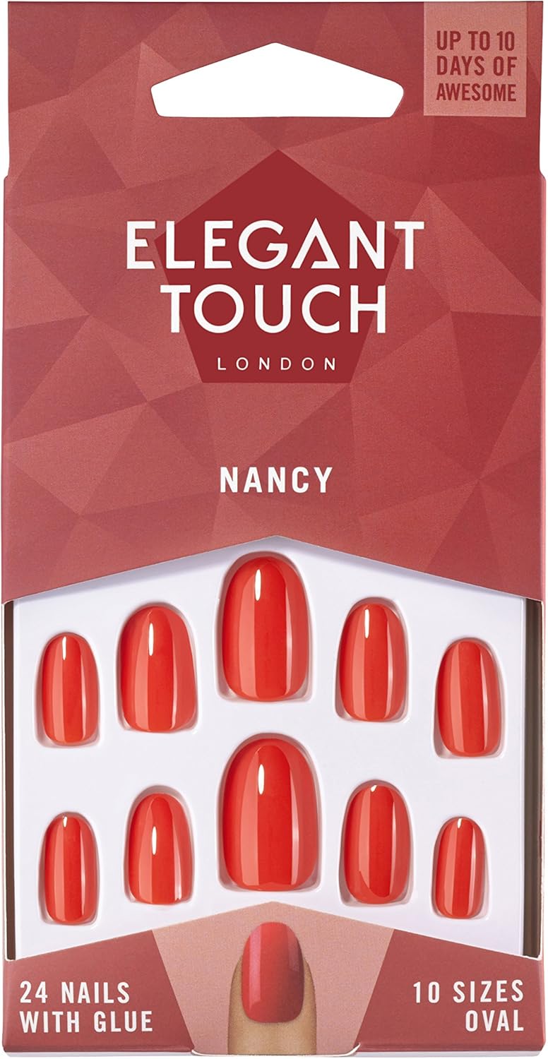 Elegant Touch Core Colour Nails Nancy, Red