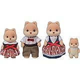 calico critters fluffy hamster family