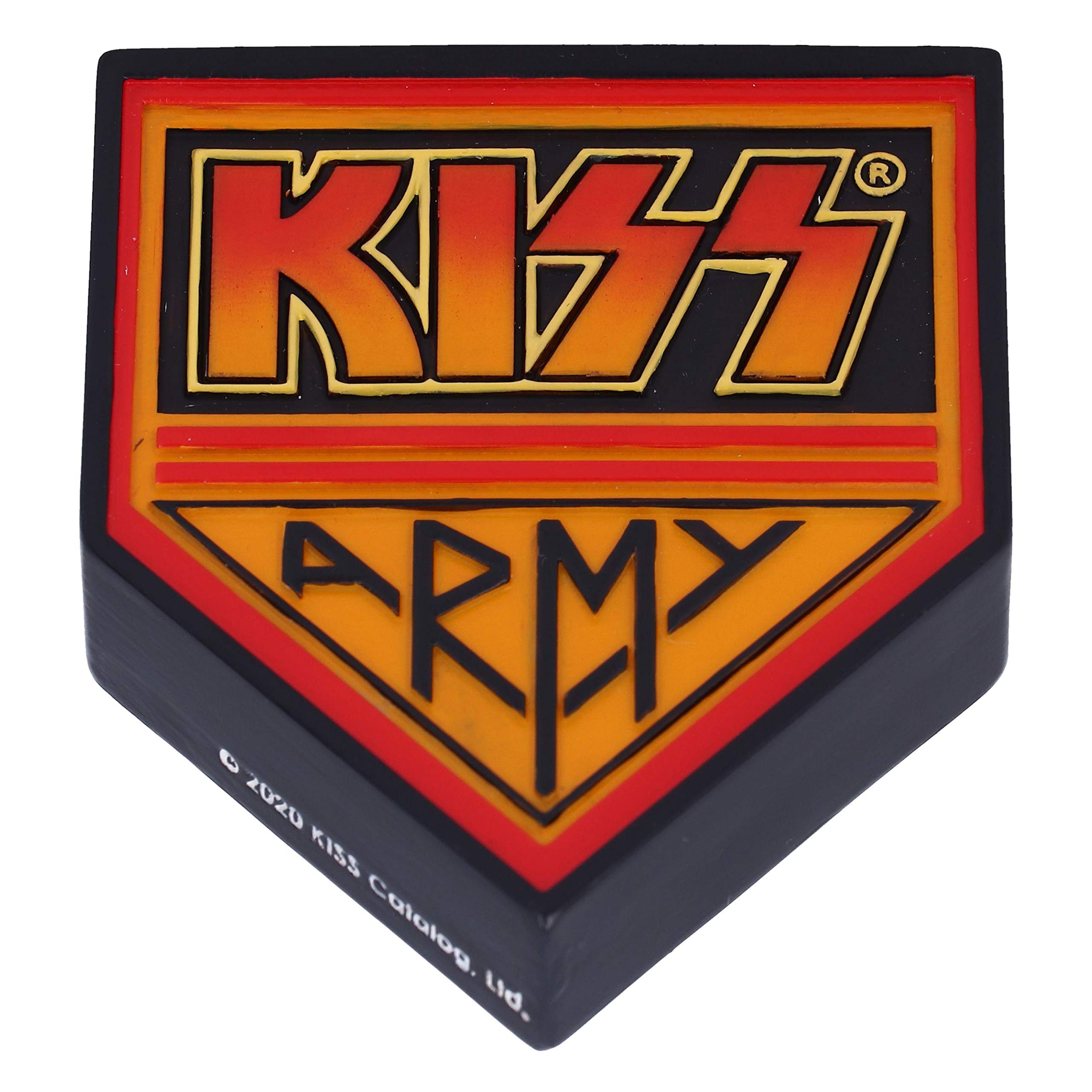 Nemesis Now Officially Licensed KISS Army Logo Bottle Opener Magnet, Black,8cm
