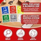 D.A.Y. Republic 6 Self Adhesive Recycling Bin Stickers 150x100mm view 3