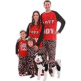#followme Matching Christmas Pajamas for Couples, Dog and Owner