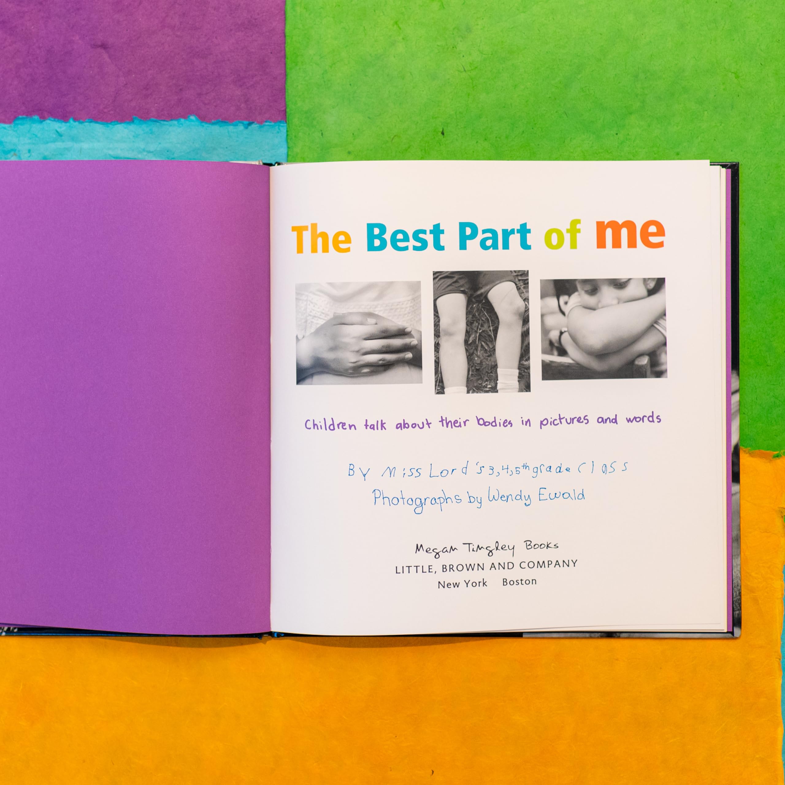 The Best Part of Me: Children Talk About their Bodies in Pictures and Words The Best Part of Me: Children Talk About their Bodies in Pictures and Words Hardcover