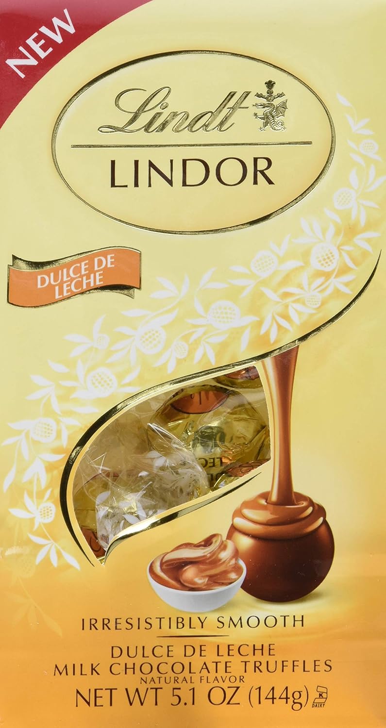 Lindt LINDOR Dulce de Leche Milk Chocolate Truffles, Milk Chocolate Candy with Smooth, Melting Truffle Center, 5.1 oz. Bag (6 Pack) : Grocery & Gourmet Food