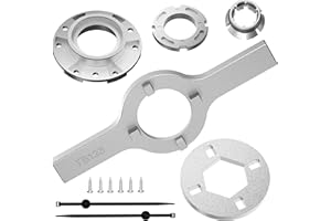 DQHKOW Upgraded Metal W10324651 Washer Hub Kit with TB123A Wrench Replaces W10528947/W10291415/PS2581262