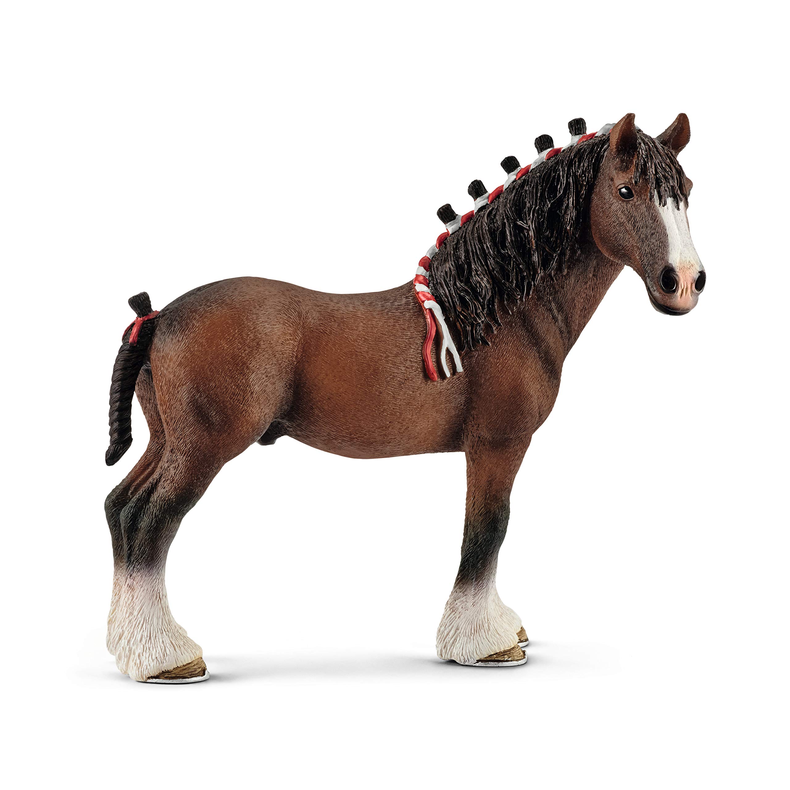 SCHLEICH 13808 Clydesdale gelding, from 3 years FARM WORLD - Figurine, 6 x 13 x 12 cm