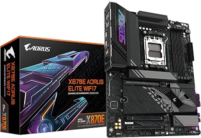Gigabyte X870E AORUS Elite WIFI7 Motherboard AM5 DDR5 PCIe Gen5 Wi Fi 7 2.5GbE