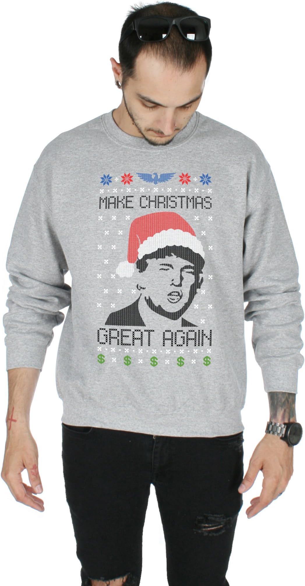 Sanfran - Donald Trump Make Christmas Great Again Xmas Jumper Sweater