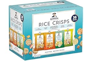 Quaker Rice Crisps, Variety Pack, 36-count