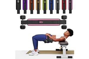 Hold weights up to 600lbs Zokani Fitness Hip Thrust Belt - Heavy duty, Comfortable, Adjustable hip belt for Glute Trainer with Anti-Slip Pads Upgrade hip thrust belt Ideal for Home Workouts with Dumbbells, Kettlebells, Plates Extra Padding for Gym and Home Fitness .