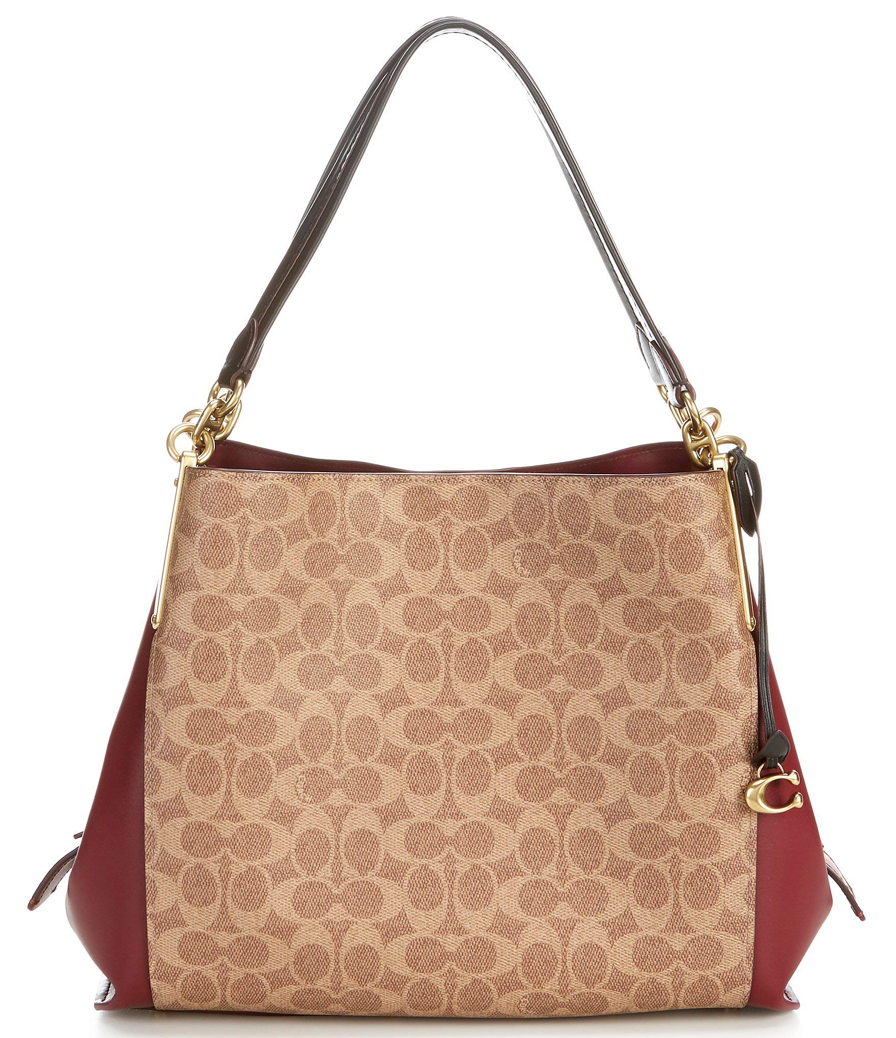 Coach Polished Pebble Leather Dalton 31 Shoulder Bag | Desertcart Fiji