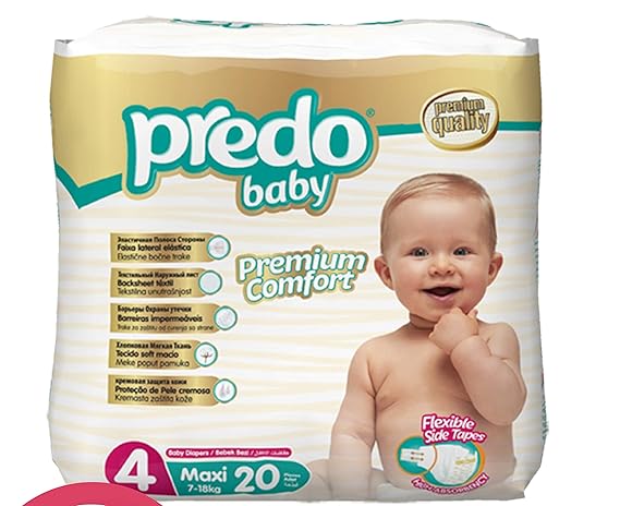 Predo Baby Maxi Eco Pack Diapers (7-18 Kg, Pack of 2)