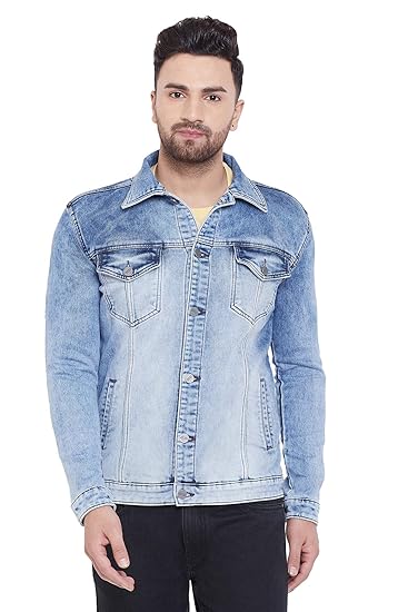 Download Jeans Jacket For Boys Sky Blue Pictures