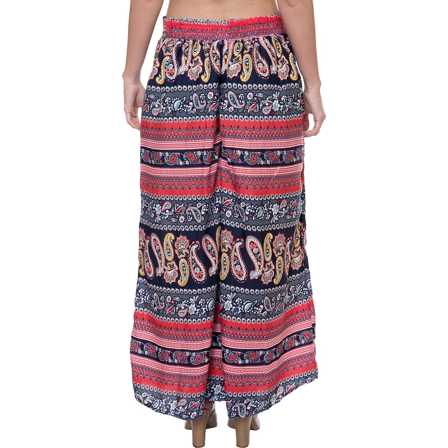 tashi printed poly crepe stylish plazzo for women pack of 2