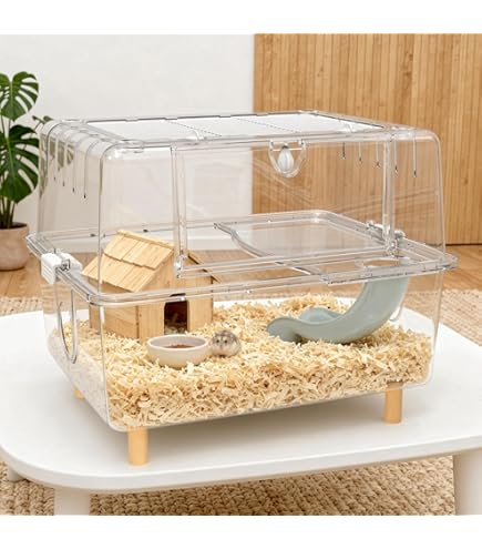 SAVIC Ambiente Animal Cage with Hay Rack, Small, 100 x 50 x 43 cm