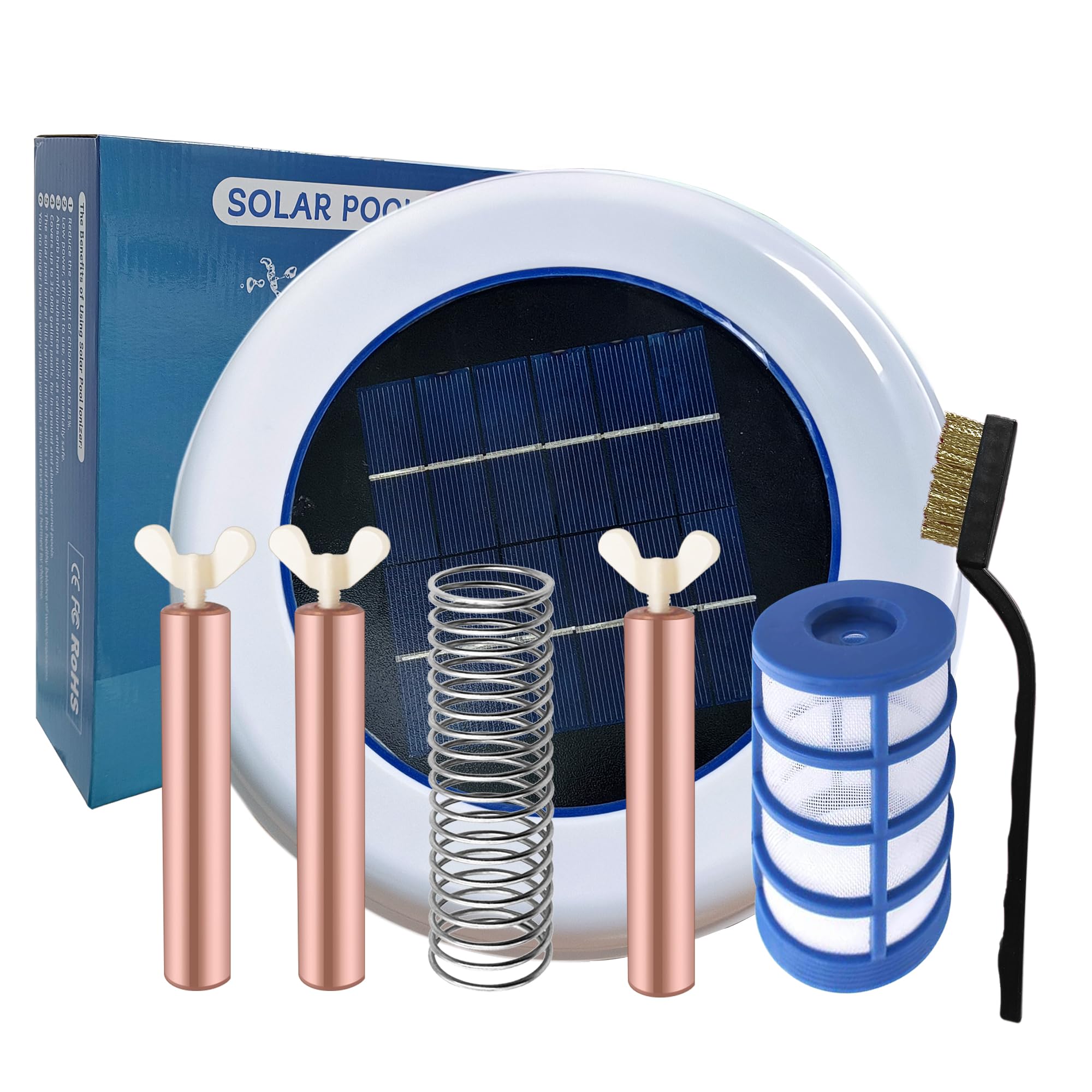 Photo 1 of Wdlxmzx Copper Anode Replacement Kit for Outdoor Above-Ground Fresh and Salt Water Pools,Pool Cleaning Tool Replacement Parts