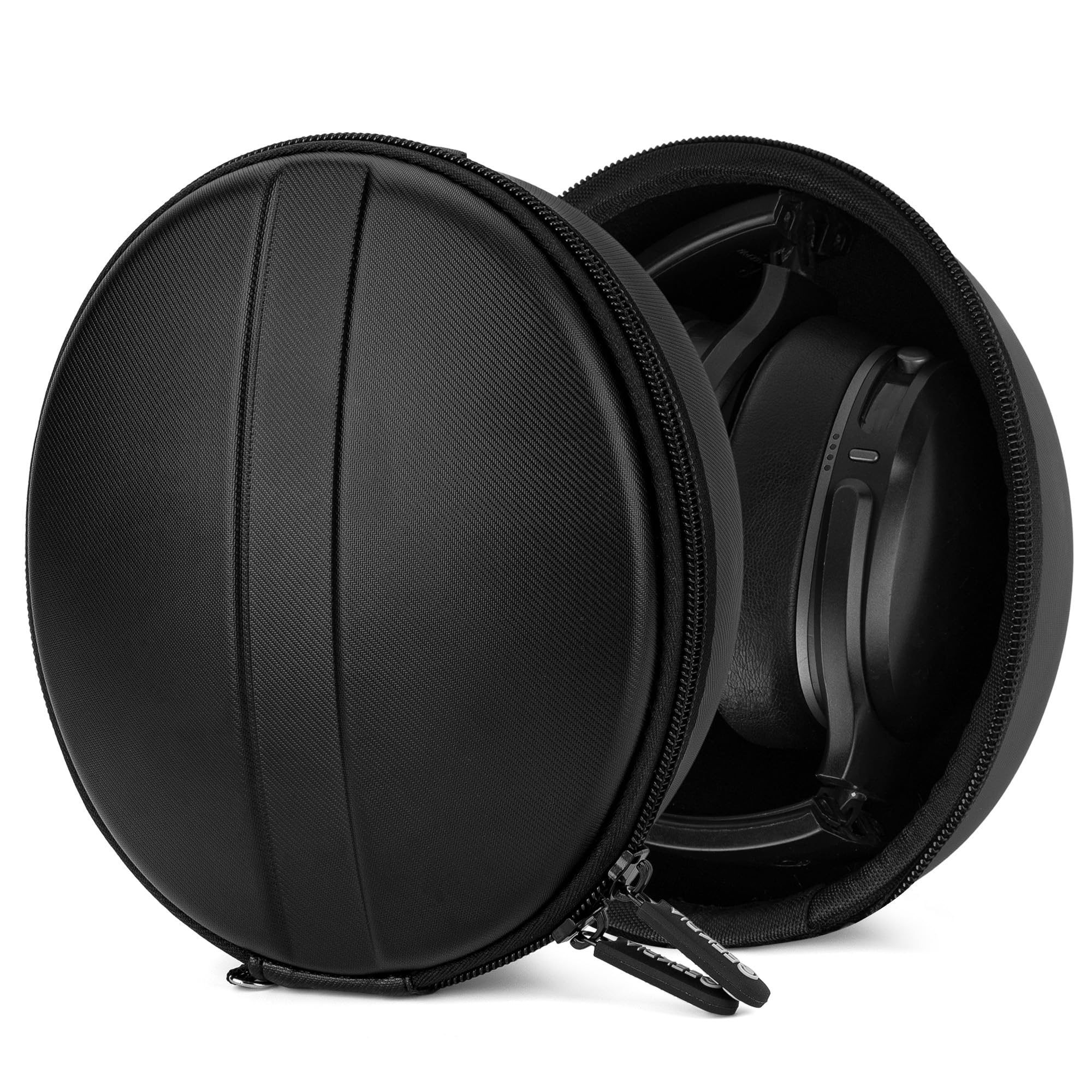 Photo 1 of Geekria Shield Headphones Case Compatible with Skullcandy Crusher ANC/Evo/360, Hesh 3, Venue, Replacement Hard Shell Travel Carrying Bag with Cable Storage (Black)