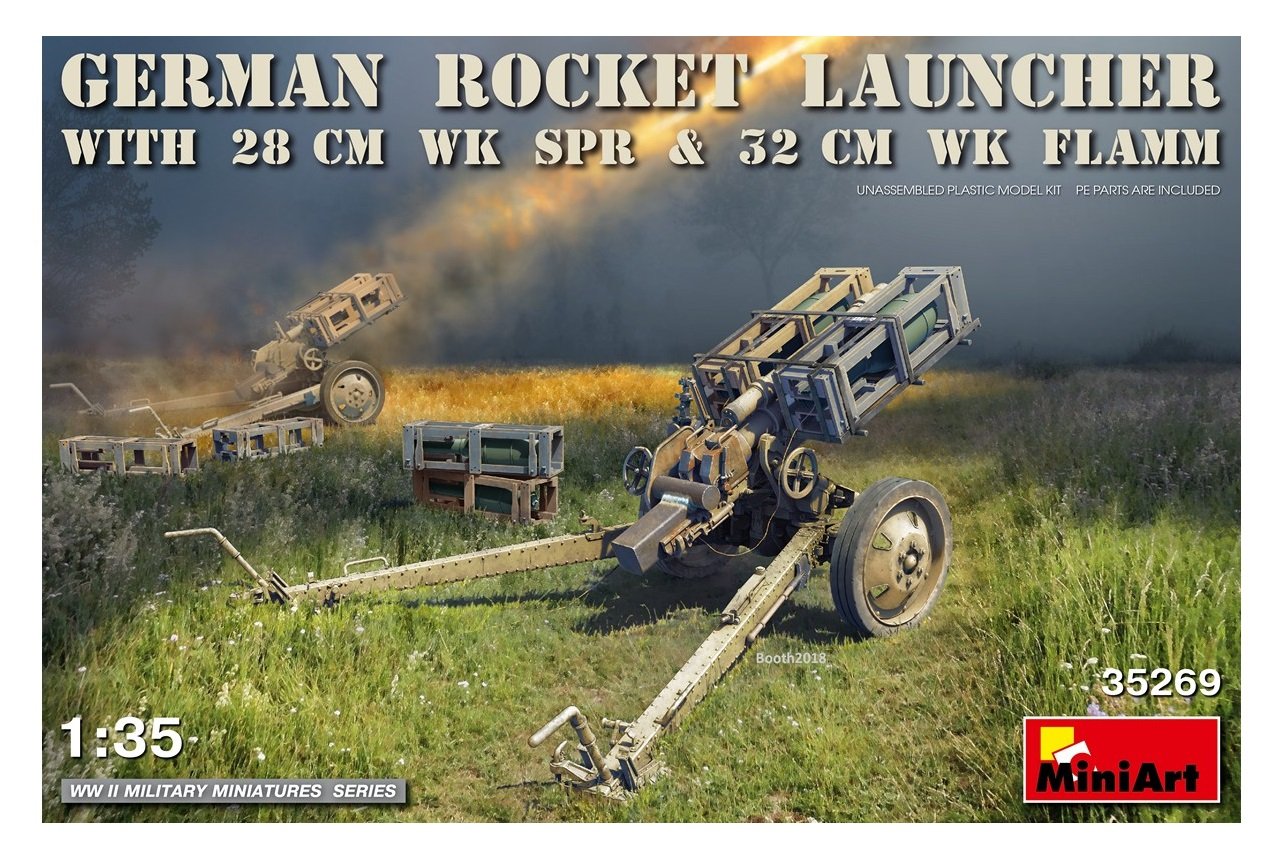 Miniart 1:35 - German Rocket Launcher 28cm WK Spr & 32cm WK
