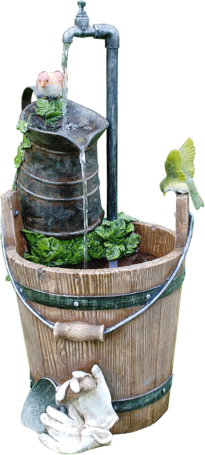 Solar Tap Water Feature Amazon.co.uk Garden & Outdoors