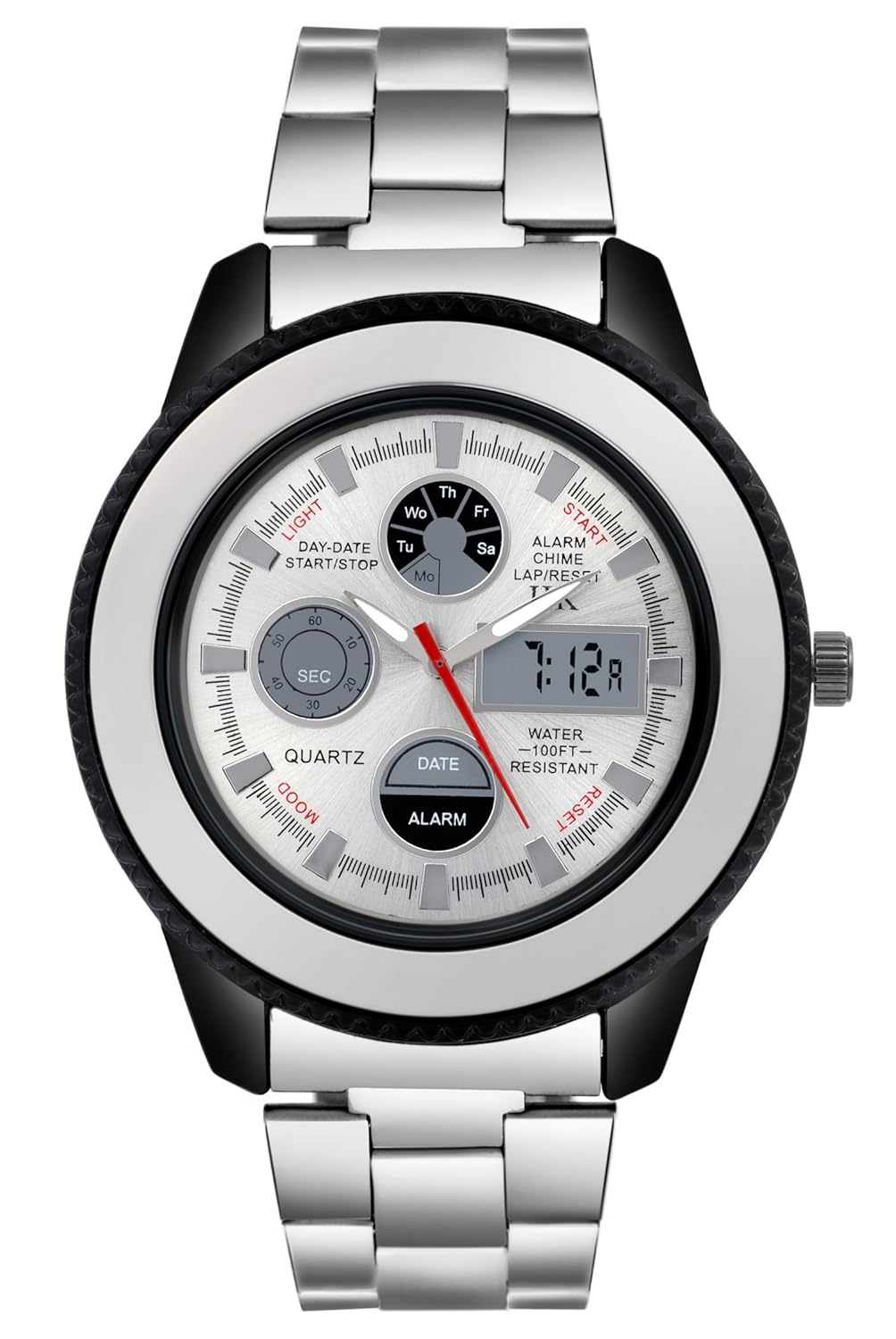 iik collection silver dial analogue men's and boys watch by kt fashions (iik-810m)