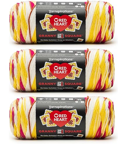 Amazon.com: Red Heart Super Saver Yarn (3-Pack) Bright Yellow E300-324