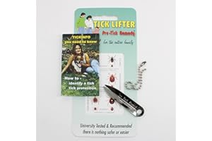 PRO-TICK REMEDY Tick Remover Tool by ProTick Remedy - Single Pack No Magnifier Model for Dog Cats Horses People and Pets - Removes All Ticks