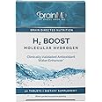 BRAINMD H2 Boost Molecular Hydrogen - 30 Tablets - Antioxidant Water Enhancer - Vegan, Gluten Free - 30 Servings