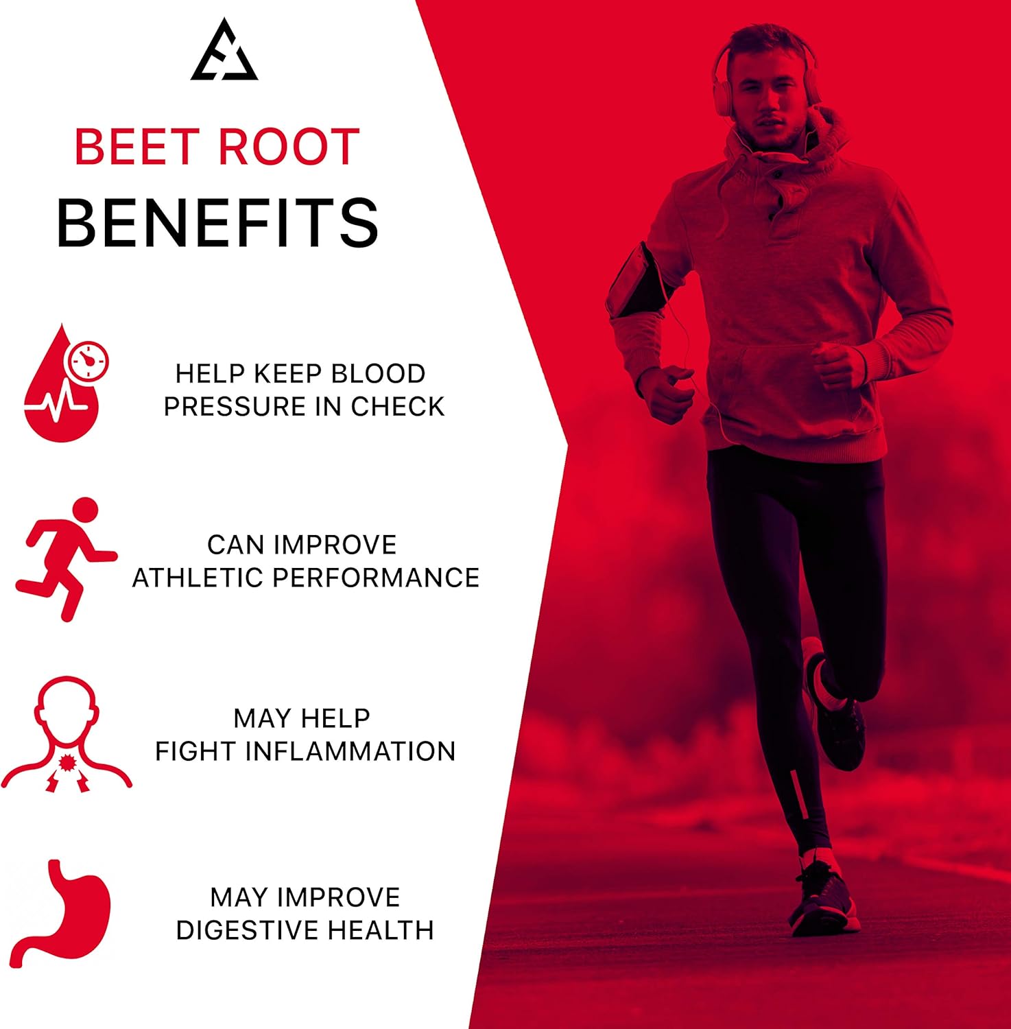 Beet Root Capsules - Concentrated Organic Beet Root Powder Supplement Extracted from Beet Juice - Blood Pressure Supplement - Nitric Oxide Boosting Beetroot Supplement: Health & Personal Care