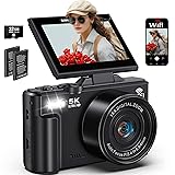 5K Digital Camera for Photography, 75MP WiFi