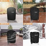 Dokon Premium Kettle BBQ Cover Waterproof Heavy Duty Oxford 71cm Dia 68cm H view 3