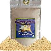 Divine Organics, 16oz Maca Powder - Certified Organic - Raw, Vegan, Anti-Oxidizing, Gluten Free - Yellow Peruvian Maca Root