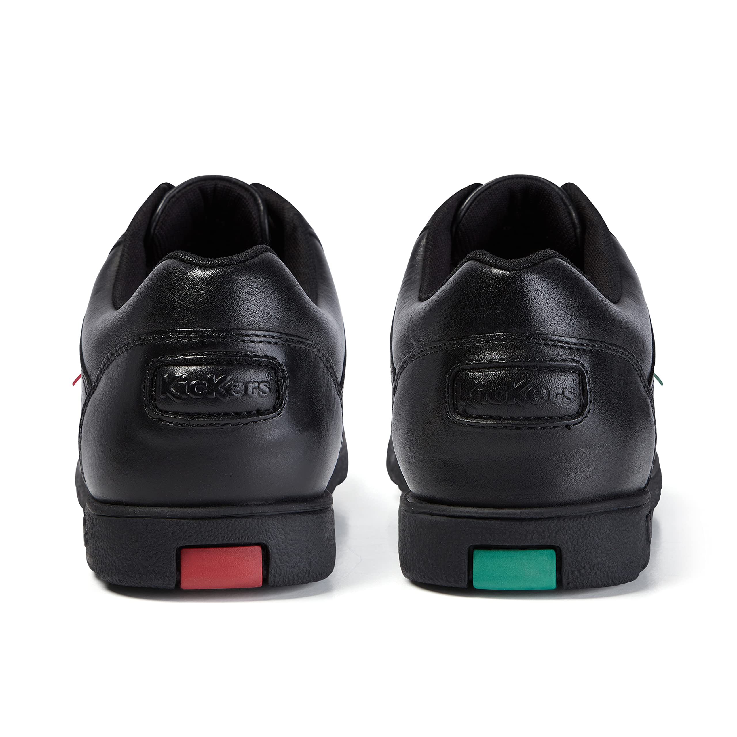 Kickers Fragma Mens Black Leather Lace Up Shoe - Size 8 - Black