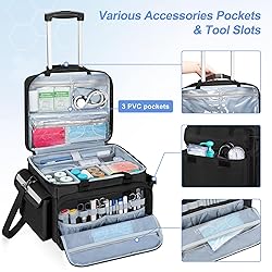Trunab Medical Bag on Wheels with Detachable