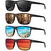 KALIYADI Mens Sun-Glasses Polarized Sunglasses-Men: Classic Sunglasses with Ultraviolet Protection for Driving Fishing Golf