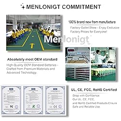 Menlonigt 42Wh YRDD6 1VX1H Battery for Dell