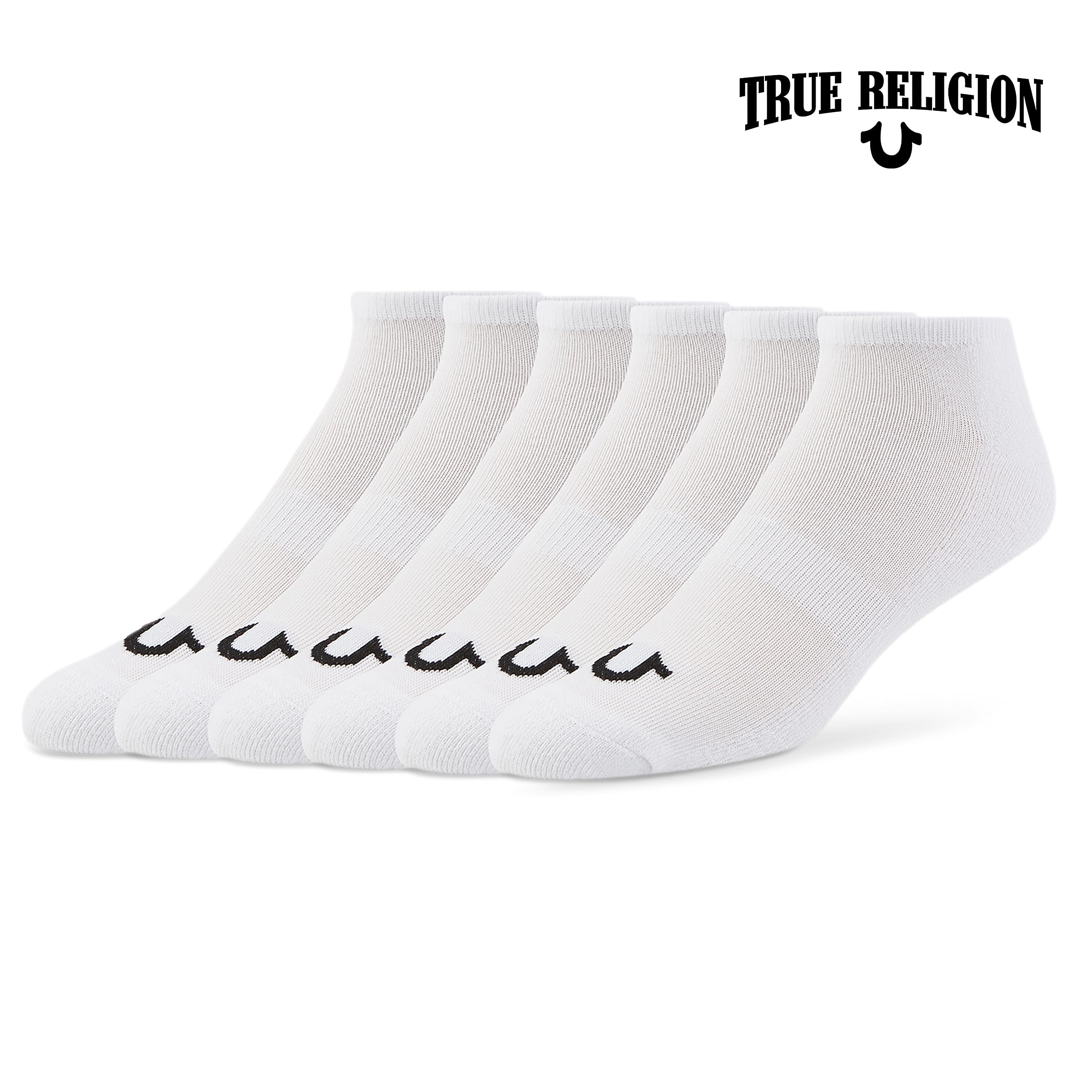 True Religion Mens Socks 6 & 12 Pairs No Show Socks for Men Premium Athletic Shoe Size 8-12