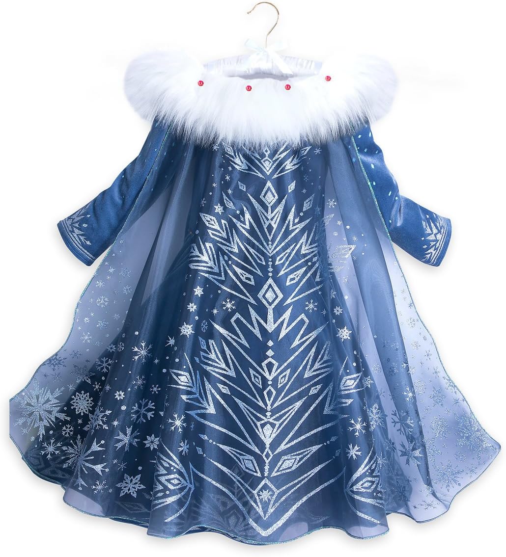 Amazon エルサ アナと雪の女王 家族の思い出 ドレス なりきり コスチューム 日本未発売 Usディズニーストア 並行輸入品 仮装 キッズ 子供 ディズニー プリンセス 130cm Usサイズ7 8 キッズコスチューム 変身 なりきり おもちゃ